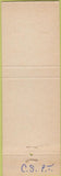 Matchbook Cover - Mayfield Clothes Rutlands West Point GA