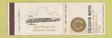 Matchbook Cover - Coliseum Motel Greensboro NC