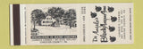 Matchbook Cover - De Angelo's Black Angus Inn Chester County PA SAMPLE