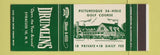 Matchbook Cover - Drumlines Golf Course Syracuse NY SAMPLE
