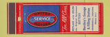 Matchbook Cover - Hushey's Garage oil gas Cromwell IN low phone #
