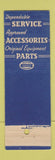 Matchbook Cover - Hushey's Garage oil gas Cromwell IN low phone #