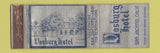 Matchbook Cover - Vosburg Hotel San Jacinto CA CROWN POOR