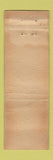Matchbook Cover - Vosburg Hotel San Jacinto CA CROWN POOR