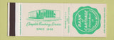 Matchbook Cover - Bank of Cathage MO SAMPLE