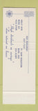 Matchbook Cover - Government Employees Credit Union San Antonio TX SAMPLE