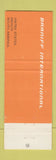 Matchbook Cover - Braniff Airlines WHITE