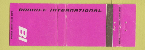 Matchbook Cover - Braniff Airlines PINK WEAR