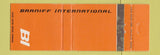 Matchbook Cover - Braniff Airlines ORANGE