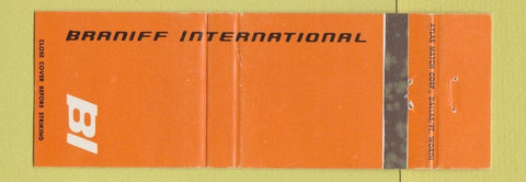 Matchbook Cover - Braniff Airlines ORANGE