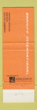 Matchbook Cover - Braniff Airlines ORANGE