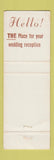 Matchbook Cover - Holland House Hoxsie RI WEAR