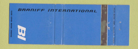Matchbook Cover - Braniff Airlines BLUE WEAR