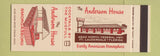 Matchbook Cover - Anderson House Smorgasbord Fort Lauderdale FL SAMPLE