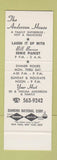 Matchbook Cover - Anderson House Smorgasbord Fort Lauderdale FL SAMPLE