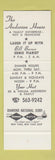 Matchbook Cover - Anderson House Smorgasbord Fort Lauderdale FL SAMPLE