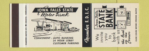 Matchbook Cover - Iowa Falls State Bank IA