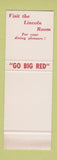 Matchbook Cover - Nebraska Center Continuing Education Lincoln NE SAMPLE