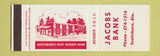 Matchbook Cover - Jacobs Bank Scottsboro AL SAMPLE