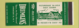 Matchbook Cover - Drumlines Golf Course Syracuse NY SAMPLE