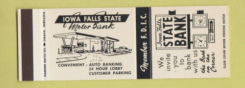 Matchbook Cover - Iowa Falls State Bank IA