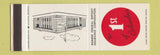 Matchbook Cover - 1st Bank of Columbus GA SAMPLE