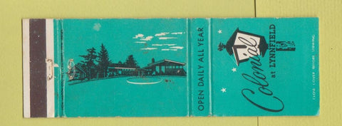 Matchbook Cover - Colonial at Lynnfield MA WEAR
