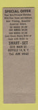Matchbook Cover - Smart Set Matches Buffalo NY Big 4 Used Cars girlie WEAR