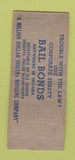 Matchbook Cover - Paul Shanahan Insurance South Bend IN WORN BOBTAIL