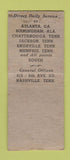 Matchbook Cover - Hoover Motor Trucking David Comer ST Louis MO BOBTAIL