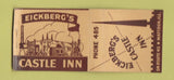Matchbook Cover - Eickberg's Castle Inn Mattoon IL BOBTAIL