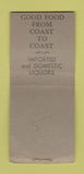Matchbook Cover - Eickberg's Castle Inn Mattoon IL BOBTAIL