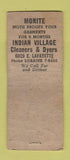 Matchbook Cover - Indian Village Cleaners Cleveland? WEAR BOBTAIL