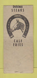 Matchbook Cover - The Rodeo Cafe Bar Fort Worth TX BOBTAIL