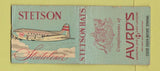 Matchbook Cover - Stetson Hats Hurd's East Lansing MI BOBTAIL