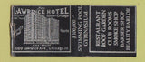 Matchbook Cover - Lawrence Hotel Chicago IL BOBTAIL