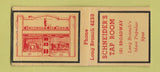 Matchbook Cover - Schneider's Tap Room Long Branch NJ BOBTAIL