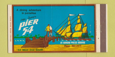 Matchbook Cover - Pier 54 30 Strike