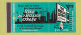 Matchbook Cover - First Federal Savings Chicago IL 30 Stick