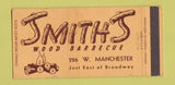 Matchbook Cover - Smith's Wood BBQ WEAR 30 Strike