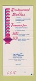 Matchbook Cover - Tupinamba Mexican Restaurant Dallas TX 30 Strike