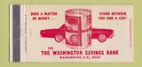 Matchbook Cover - Washington Savings Bank Washington Court House OH 30 Strike