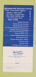 Matchbook Cover - Rochester Savings Bank NY 30 Strike