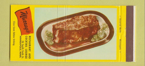 Matchbook Cover - Murray's Restaurant Minneapolis MN 30 Strike