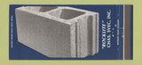 Matchbook Cover - Rocklite Chas Svec blocks Maple Heights Wickliffe OH 30 Strike