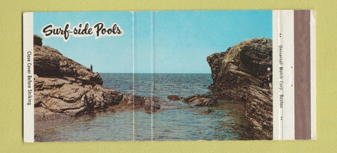 Matchbook Cover - Surf Side Pools Newport RI 30 Strike