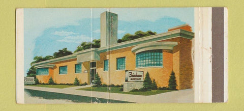 Matchbook Cover - Beinhauer Mortuary Pittsburgh PA WEAR 30 Strike