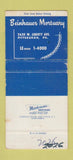 Matchbook Cover - Beinhauer Mortuary Pittsburgh PA WEAR 30 Strike