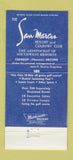 Matchbook Cover - San Marcos Resort Country Club Chandler AZ 30 Strike