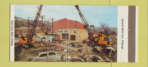 Matchbook Cover - Marino Brothers Scrap Metal Rochester PA 30 Strike